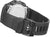 G-SHOCK Reloj para hombre, tapa trasera plateada y correa de caucho negro