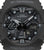 G-SHOCK Reloj para hombre primer plano: esfera negra con manecillas de bastón y pantalla digital