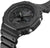 Reloj Casio G-Shock vista frontal: caja oscura, esfera detallada