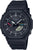 Reloj de pulsera negro para hombre con correa de caucho negra, pantalla analógica, Bluetooth y Tough Solar