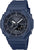 Reloj Casio G-Shock para hombre en azul con esfera oscura y correa de silicona, vista lateral