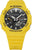 Casio G-Shock reloj con correa de silicona amarilla y esfera negra con pantalla digital