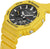 Casio G-Shock reloj para hombre con caja amarilla, pantalla redonda y botones negros