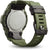 Reloj digital de hombre con tapa trasera gris y correa de silicona verde