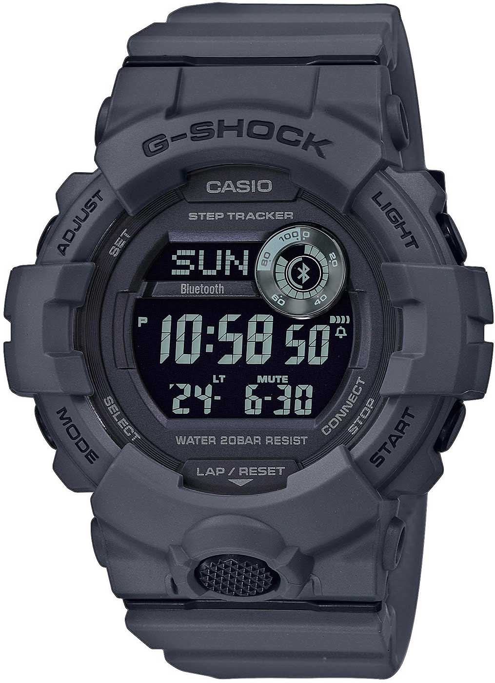 G-Shock Reloj para hombre con correa de plástico negra y pantalla digital