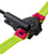 Casio G-Shock para hombre: vista lateral, correa verde con detalles en negro y rosa