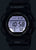 Reloj digital G-Shock para hombre con pantalla luminosa, caja negra y correa de plástico