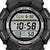 G-Shock Reloj digital para hombre en primer plano, caja negra con pantalla digital grande