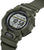 Pulsera digital para hombre con caja verde oliva y correa de plástico