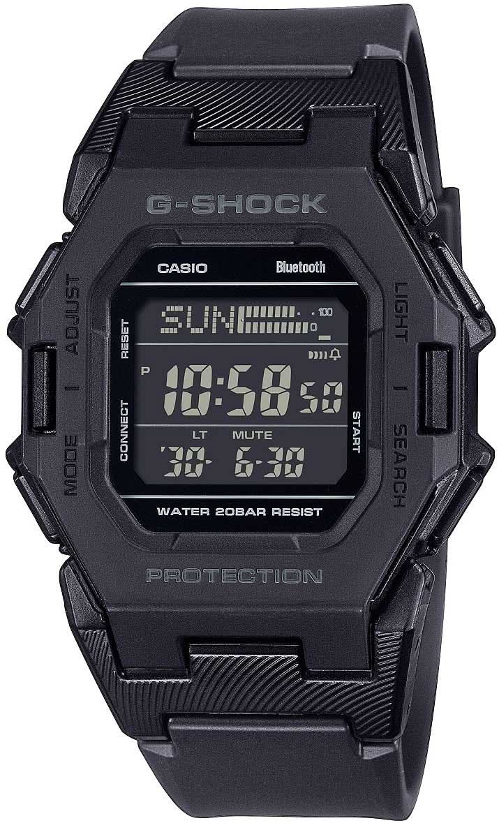 G-Shock Reloj para hombre GD-B500-1ER con Bluetooth, pantalla digital y caja negra
