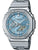 Reloj Casio G-Shock para hombre: esfera azul, correa de acero, caja octogonal