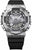 Reloj Casio G-Shock con caja plateada, correa de caucho negra y pantalla digital