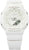 G-Shock Reloj para mujer con correa de caucho blanca, esfera redonda