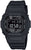 Reloj digital para hombre con correa de caucho negra, pantalla LCD y marco protector