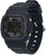 Reloj digital para hombre con correa de caucho negro, pantalla LCD en marco protector