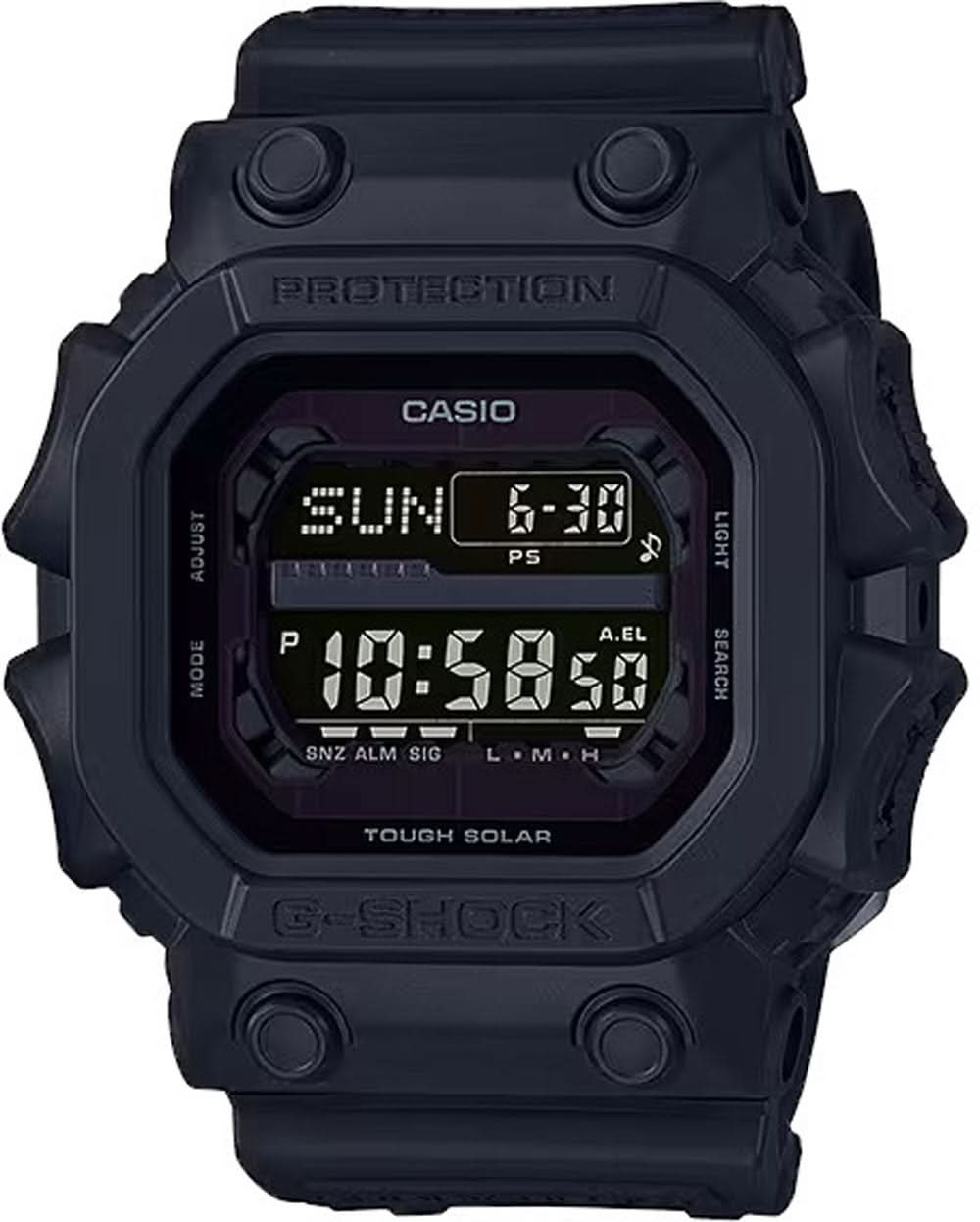 Reloj deportivo Casio G-Shock para hombre con pantalla digital y Tough Solar, oscuro