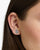 Pendientes de plata 925 ennegrecida, diseño de serpiente en la oreja