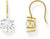 Pendientes Thomas Sabo de oro amarillo con circonita blanca redonda