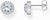 Pendientes Thomas Sabo: piedra redonda halo con corte brillante