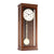 Reloj de pared de madera con esfera redonda y péndulo largo con bola
