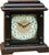 Reloj de mesa de madera con frente de cristal, números arábigos, esfera con JVD
