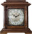 Reloj de mesa de madera con frente de cristal, números arábigos, esfera con JVD