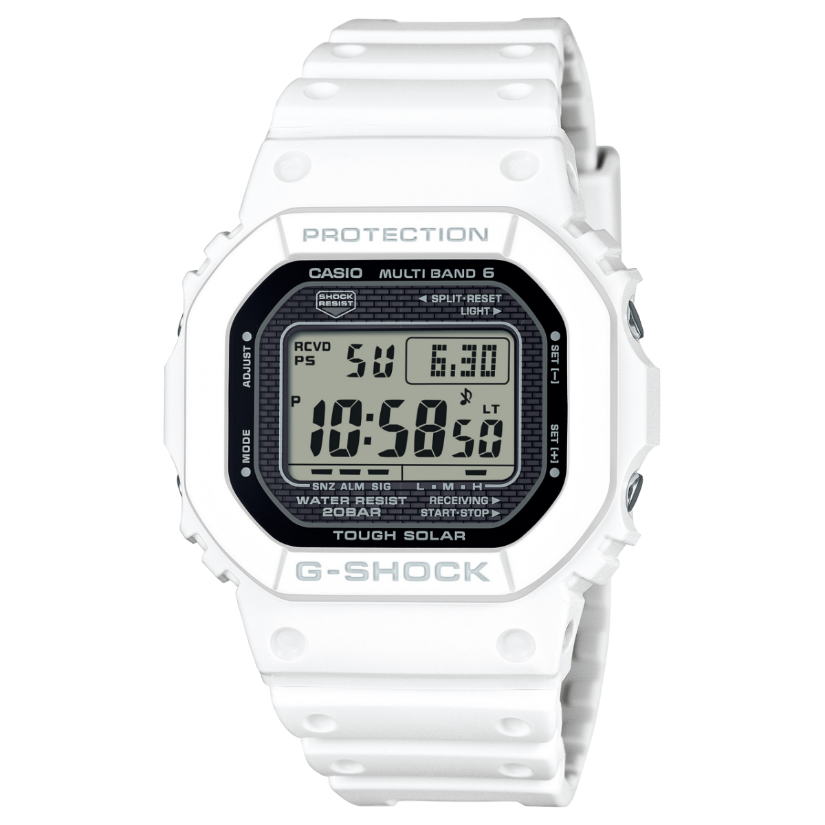 Casio GW-5000HS-7ER G-Shock Origin Herrenuhr Weiß • Tough Solar & Funk • Made in Japan