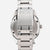 SEIKO Reloj de hombre con correa de acero inoxidable y cierre visible, vista frontal cercana