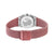 Bering Damenuhr Zona de cierre: pulsera milanesa rosa, caja plateada