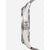 Pulsera de hombre, vista lateral con caja de acero inoxidable y corona