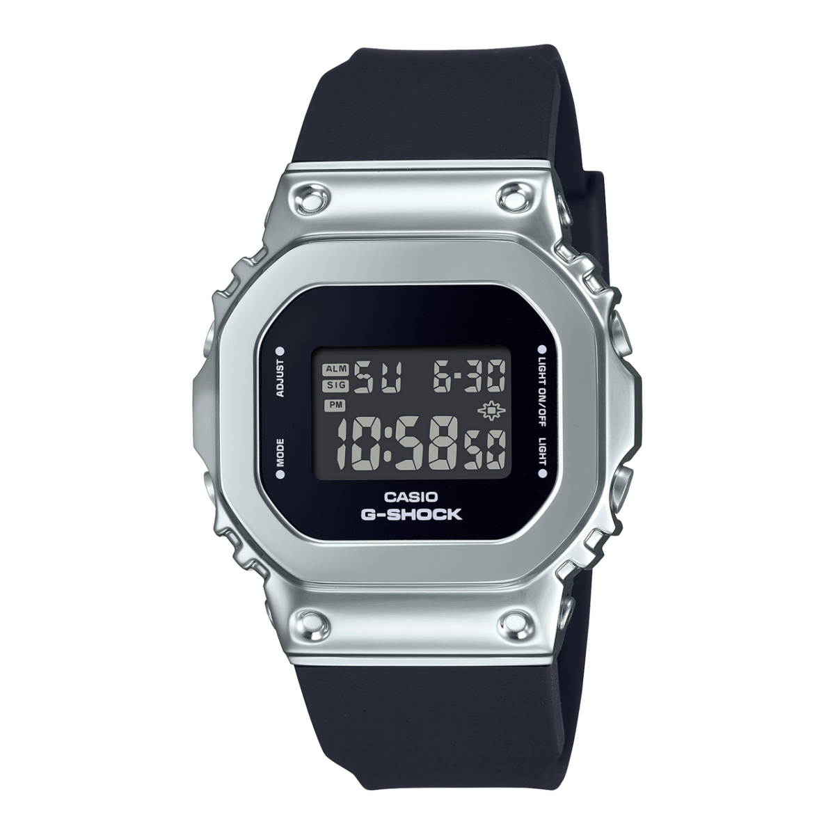 Casio GM-S5600U-1ER Damen G-Shock GM-S-Serie Schwarz • Mineralglas • 20 bar wasserdicht