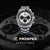 Reloj Seiko para hombre con brazalete de acero inoxidable plateado, esfera blanca y subesferas negras