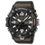 G-Shock Mudmaster Herrenuhr mit schwarzem Gehäuse und olivfarbenem Textilarmband