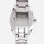 Reloj Seiko Titan: pulsera plateada con cierre, vista frontal de la caja