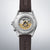 Reloj Seiko Prospex para hombre con fondo de caja y correa de cuero marrón