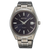 Pulsera para hombre con esfera azul oscuro y correa de metal (titanio)
