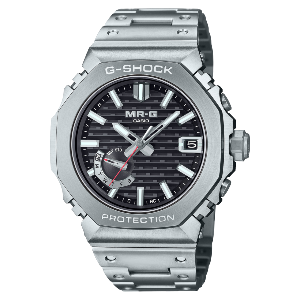Casio MR-G MRG-B2100D-1ADR Herrenuhr • Tough Solar mit Bluetooth • Titan-Gehäuse aus Japan