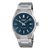 Edifice Herrenuhr: blaues Zifferblatt, Edelstahlarmband, Automatik-Design