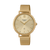 Casio Sheen SHE-4539GM-9AUER Damen Armbanduhr Goldfarben • Saphirglas • Mesh-Armband aus Edelstahl