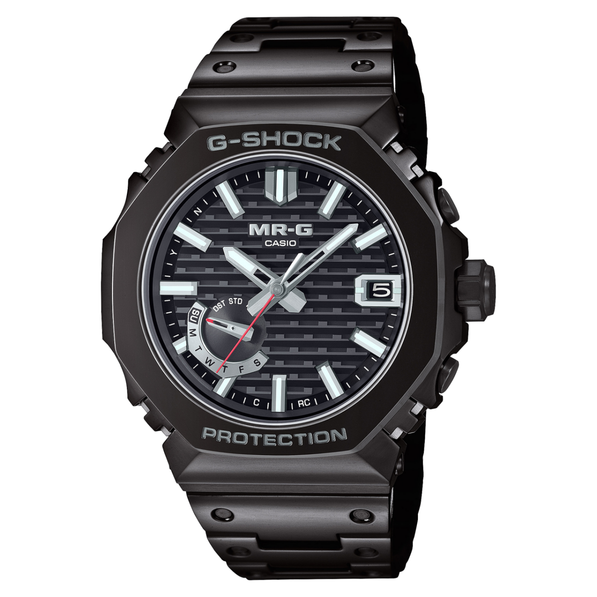 Casio G-Shock MR-G MRG-B2100B-1ADR Herrenuhr Schwarz • Saphirglas mit Antireflexbeschichtung • Solar-Funk mit Bluetooth