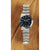 Reloj Seiko 5 Sports para hombre con esfera negra y correa de acero