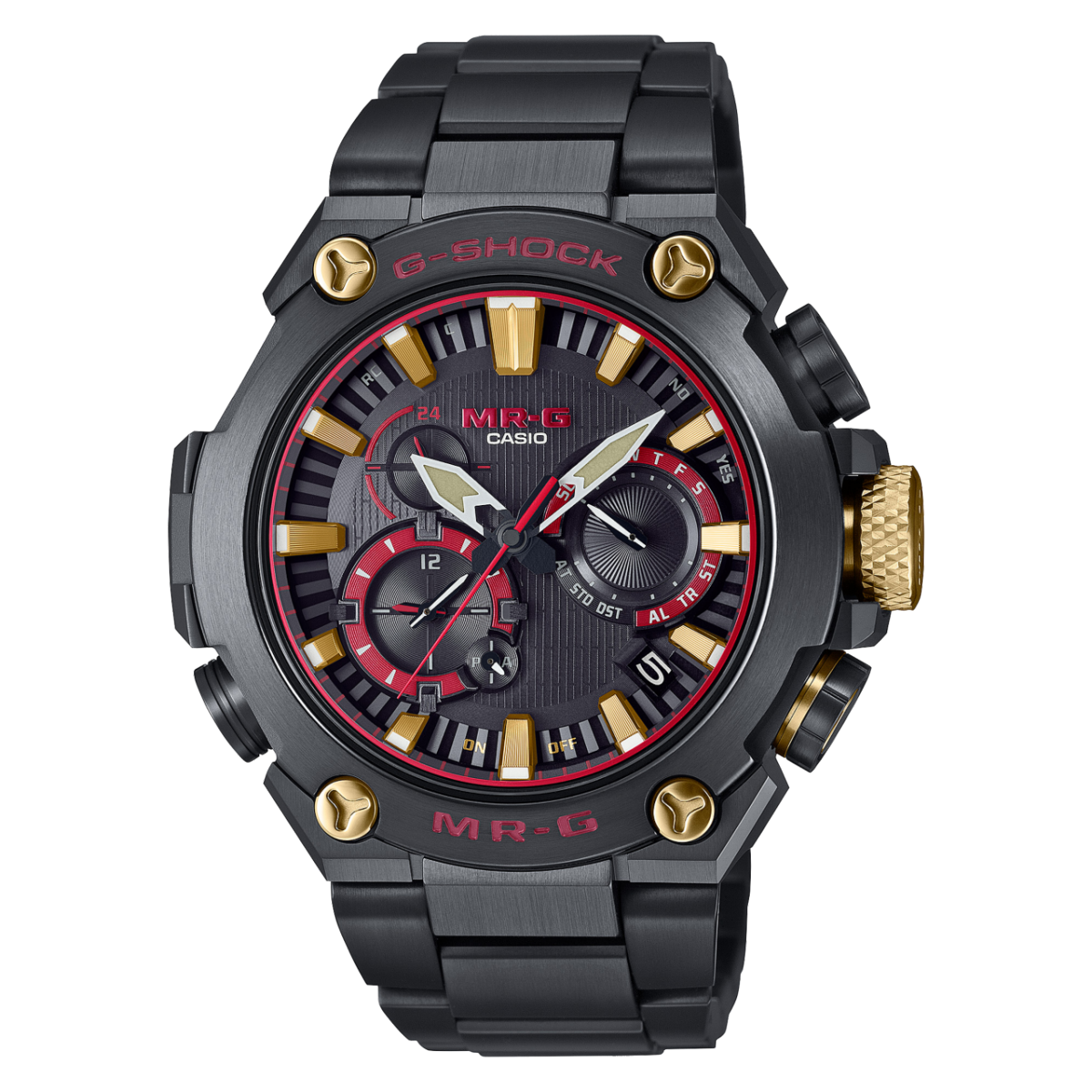 Casio G-Shock Pro MRG-B2000B-1A4DR Herren • Tough Solar & Multiband 6 • Saphirglas mit Antireflexionsbeschichtung