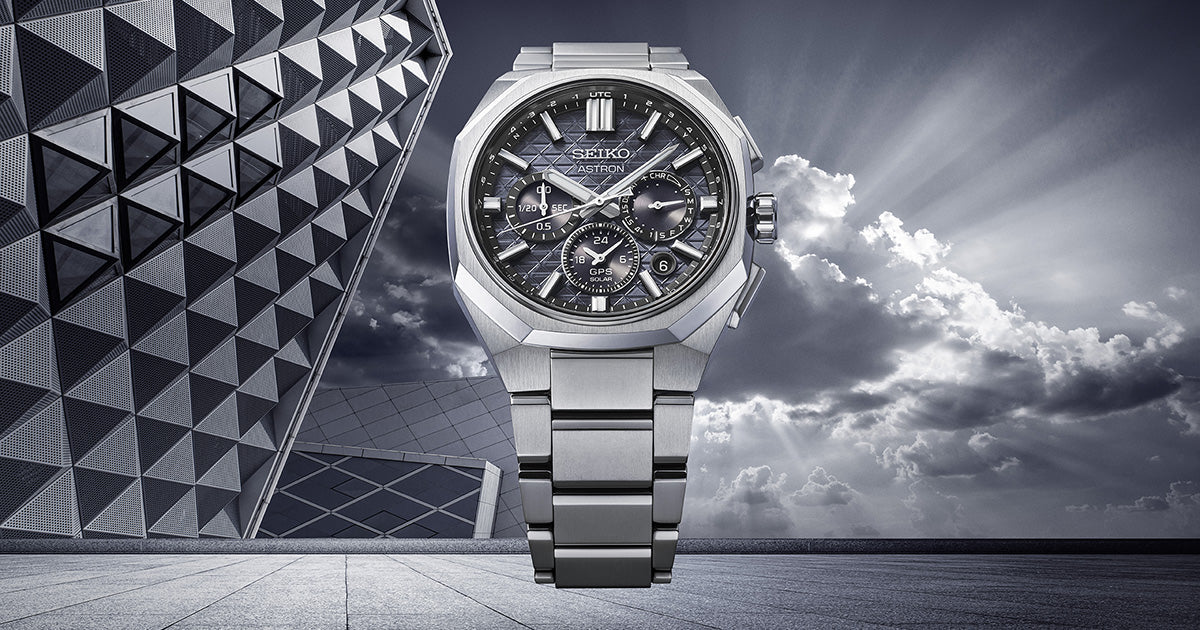 Seiko Astron HAB002J1 Herren GPS-Solaruhr • Saphirglas mit LumiBrite • Chronograph Titan
