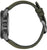 Pulsera de hombre con correa textil verde oliva y pulsadores laterales