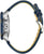 Pulsera de hombre, vista lateral con corona estriada y caja de acero inoxidable plateado