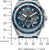 Reloj Citizen Promaster Skyhawk para hombre con esfera azul y detalles de cronógrafo en caja de acero inoxidable