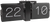 Reloj de mesa abatible con números 22 y 10, marco negro y mecanismo central visible