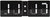 Reloj de pared digital con diseño abatible, frontal negro, pantalla LED para AM/PM