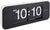 Reloj de pared Karlsson con pantalla digital negra y pantalla grande, marco rectangular de plástico