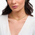 Collar de cadena de eslabones con elemento de ancla, cadena dorada al cuello